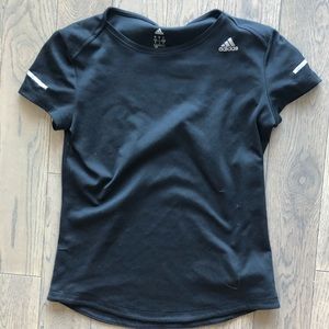 Loose fitting Adidas black gym top